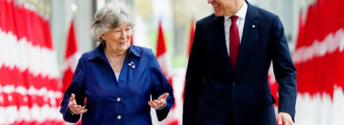L’honorable Louise Arbour et le premier ministre Mark Carney. (Photo tirée de X.)