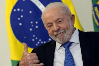 Le président brésilien, Luiz Inacio Lula da Silva au palais du Planalto, le bureau du president, à Brasilia, au Brésil, le 11 janvier 2023. (Photo AP/Eraldo Peres) Le président brésilien, Luiz Inacio Lula da Silva au palais du Planalto, le bureau du president, à Brasilia, au Brésil, le 11 janvier 2023. (Photo AP/Eraldo Peres)