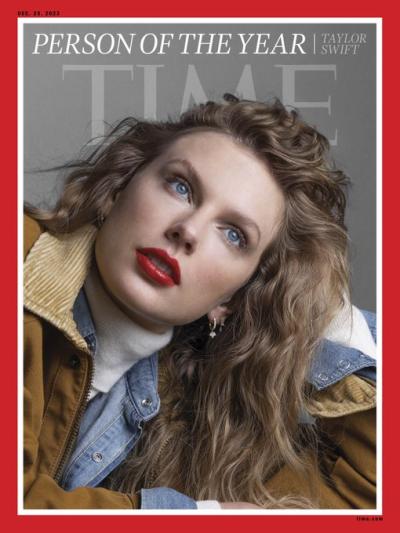 couverture du magazine TIME de décembre 2023, mettant en vedette Taylor Swift, personnalité de l’année du TIME. (Photo via X.) couverture du magazine TIME de décembre 2023, mettant en vedette Taylor Swift, personnalité de l’année du TIME. (Photo via X.)