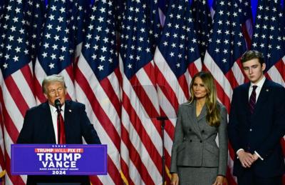 Le président élu, Donald Trump, prononce un discours de victoire à la suite de l’élection américaine du 6 novembre. Le président élu, Donald Trump, prononce un discours de victoire à la suite de l’élection américaine du 6 novembre.