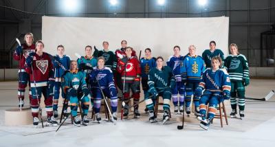 Des joueuses de la LPHF (Photo tirée de la page Facebook de la LPHF.)