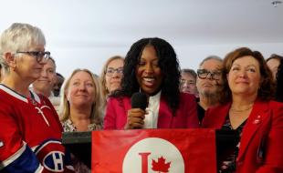 Tatiana Auguste, une des trois députées libérales élues lors des élections partielles récentes. (Photo tirée de X.)